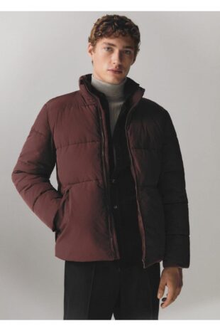 کت قرمز مردانه مانگو 57086709