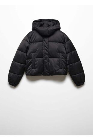 پالتو سیاه زنانه مانگو 57028268