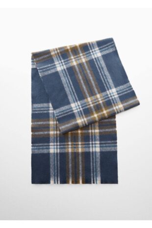 شال گردن لاجورد مردانه مانگو 57036000