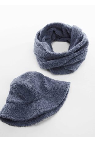 شال گردن آبی دخترانه مانگو 57085802