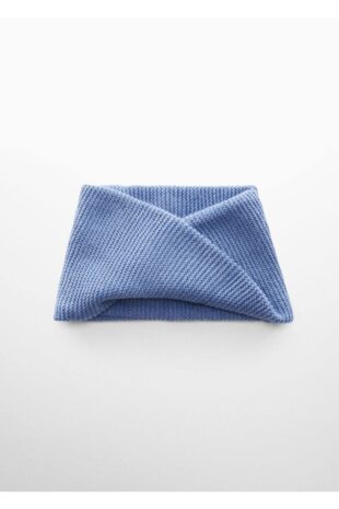 شال گردن آبی پسرانه مانگو 57075146