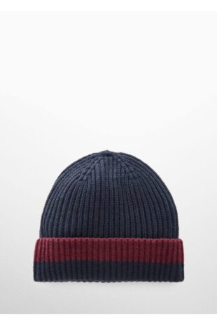 کلاه لبه دار لاجورد پسرانه مانگو 57016722