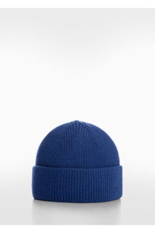 کلاه برت آبی پسرانه مانگو 57094030