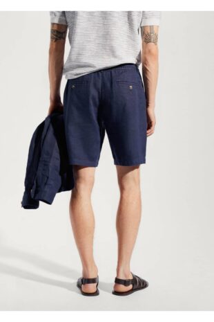 شلوار لاجورد فاق نرمال مردانه مانگو 57000565