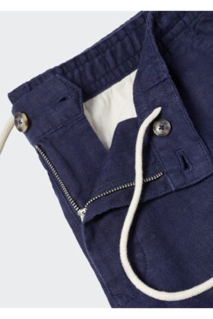 شلوار لاجورد فاق نرمال مردانه مانگو 57000565