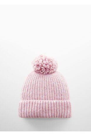 کلاه لبه دار بنفش دخترانه مانگو 57016001