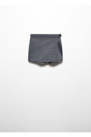 شلوار خاکستری فاق نرمال دخترانه مانگو 57077115