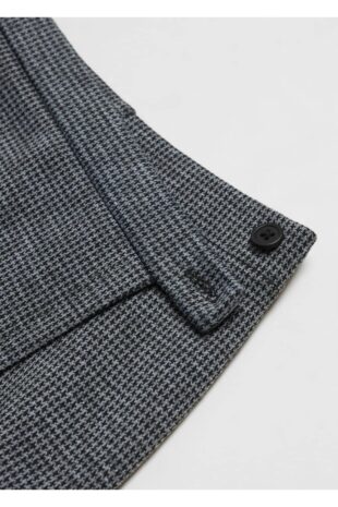 شلوار خاکستری فاق نرمال دخترانه مانگو 57077115