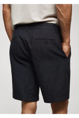 شلوار لاجورد فاق نرمال مردانه مانگو 57082502