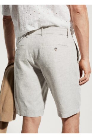 شلوارک اکرو فاق نرمال مردانه مانگو 57085956