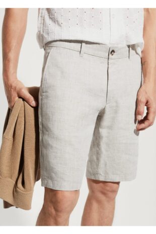 شلوارک اکرو فاق نرمال مردانه مانگو 57085956