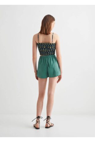 شلوارک نارنجی فاق نرمال زنانه مانگو 57000415