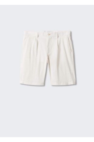 شلوار سفید فاق نرمال مردانه مانگو 57040551