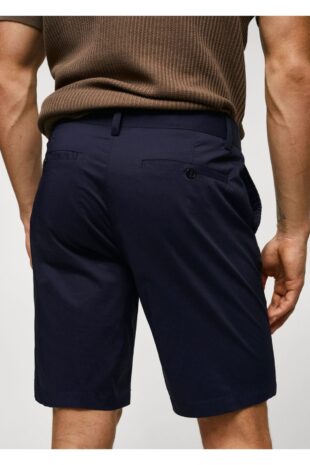 شلوار لاجورد فاق نرمال مردانه مانگو 57040551