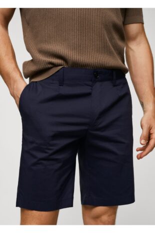 شلوار لاجورد فاق نرمال مردانه مانگو 57040551