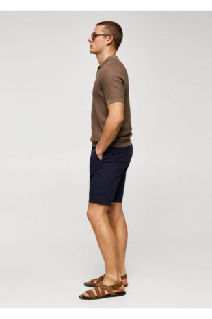 شلوار لاجورد فاق نرمال مردانه مانگو 57040551