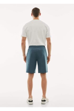 شلوار آبی فاق نرمال مردانه مانگو 57040566