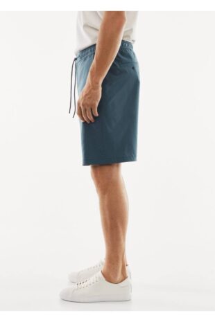 شلوار آبی فاق نرمال مردانه مانگو 57040566