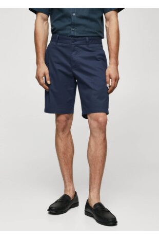 شلوار لاجورد فاق نرمال مردانه مانگو 57040568