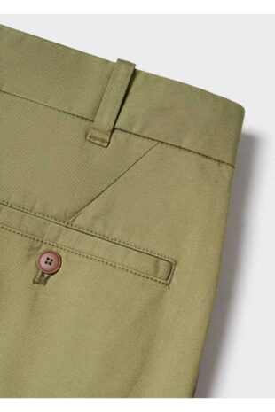 شلوار خاکی فاق نرمال مردانه مانگو 57040568