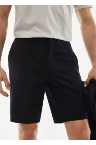 شلوارک لاجورد فاق نرمال مردانه مانگو 57040572