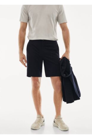 شلوارک لاجورد فاق نرمال مردانه مانگو 57040572