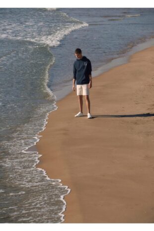 شلوارک سفید فاق نرمال مردانه مانگو 47086310