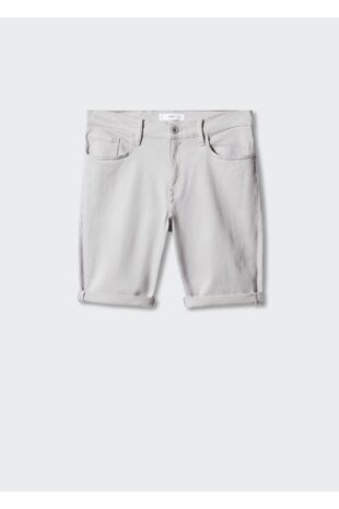 شلوار خاکستری فاق نرمال مردانه مانگو 57010727