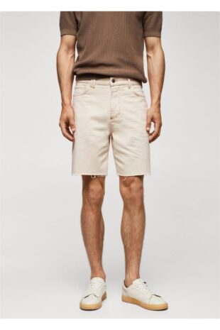 شلوار اکرو فاق نرمال مردانه مانگو 57084398