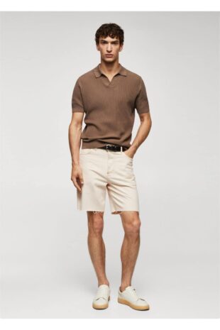 شلوار اکرو فاق نرمال مردانه مانگو 57084398