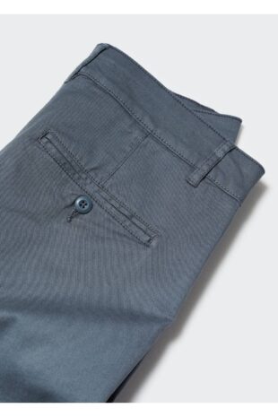 شلوارک آبی فاق نرمال مردانه مانگو 47075929