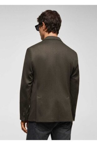 کت سبز مردانه مانگو 57015962