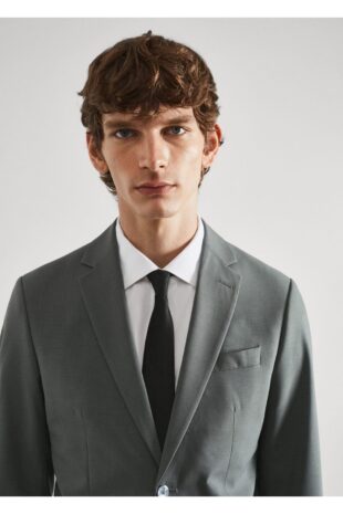 کت سبز مردانه مانگو 57020760