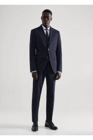 کت لاجورد مردانه مانگو 57030013