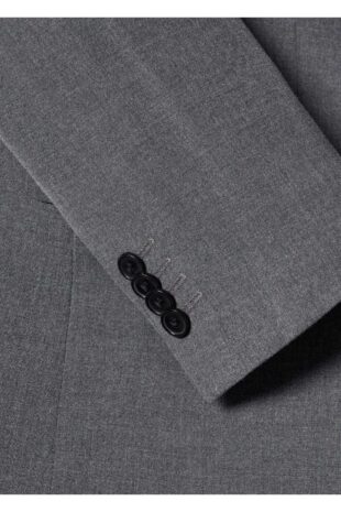 کت خاکستری مردانه مانگو 57030015