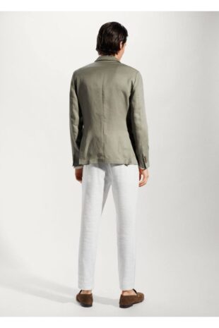 کت خاکی مردانه مانگو 57040547