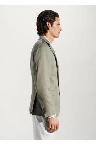 کت خاکی مردانه مانگو 57040547