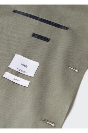 کت خاکی مردانه مانگو 57040547