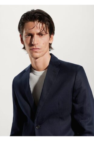 کت لاجورد مردانه مانگو 57040547