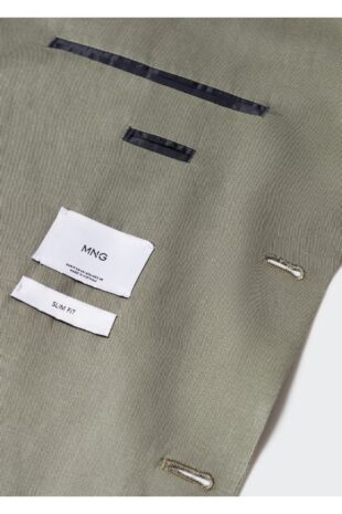 کت خاکی مردانه مانگو 57040547