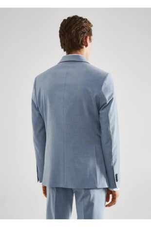 کت آبی مردانه مانگو 57040665