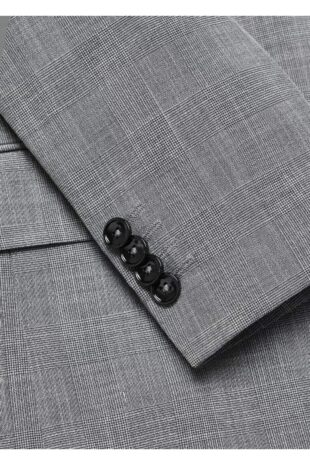 کت خاکستری مردانه مانگو 57050656