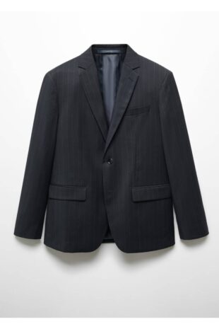 کت آبی مردانه مانگو 57074759