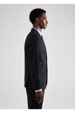 کت آبی مردانه مانگو 57074759