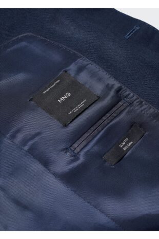 کت لاجورد مردانه مانگو 57000553