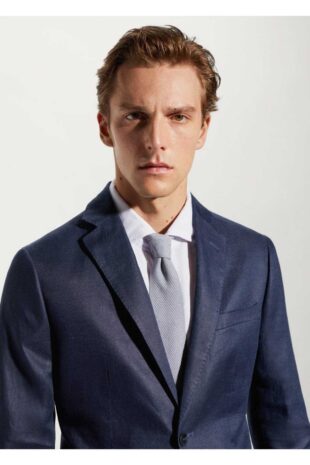 کت لاجورد مردانه مانگو 57000553