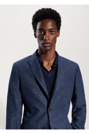 کت لاجورد مردانه مانگو 57010556