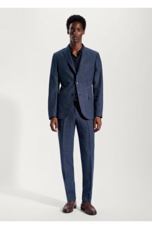 کت لاجورد مردانه مانگو 57010556