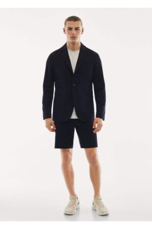 کت لاجورد مردانه مانگو 57010712