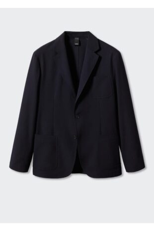 کت لاجورد مردانه مانگو 57010712